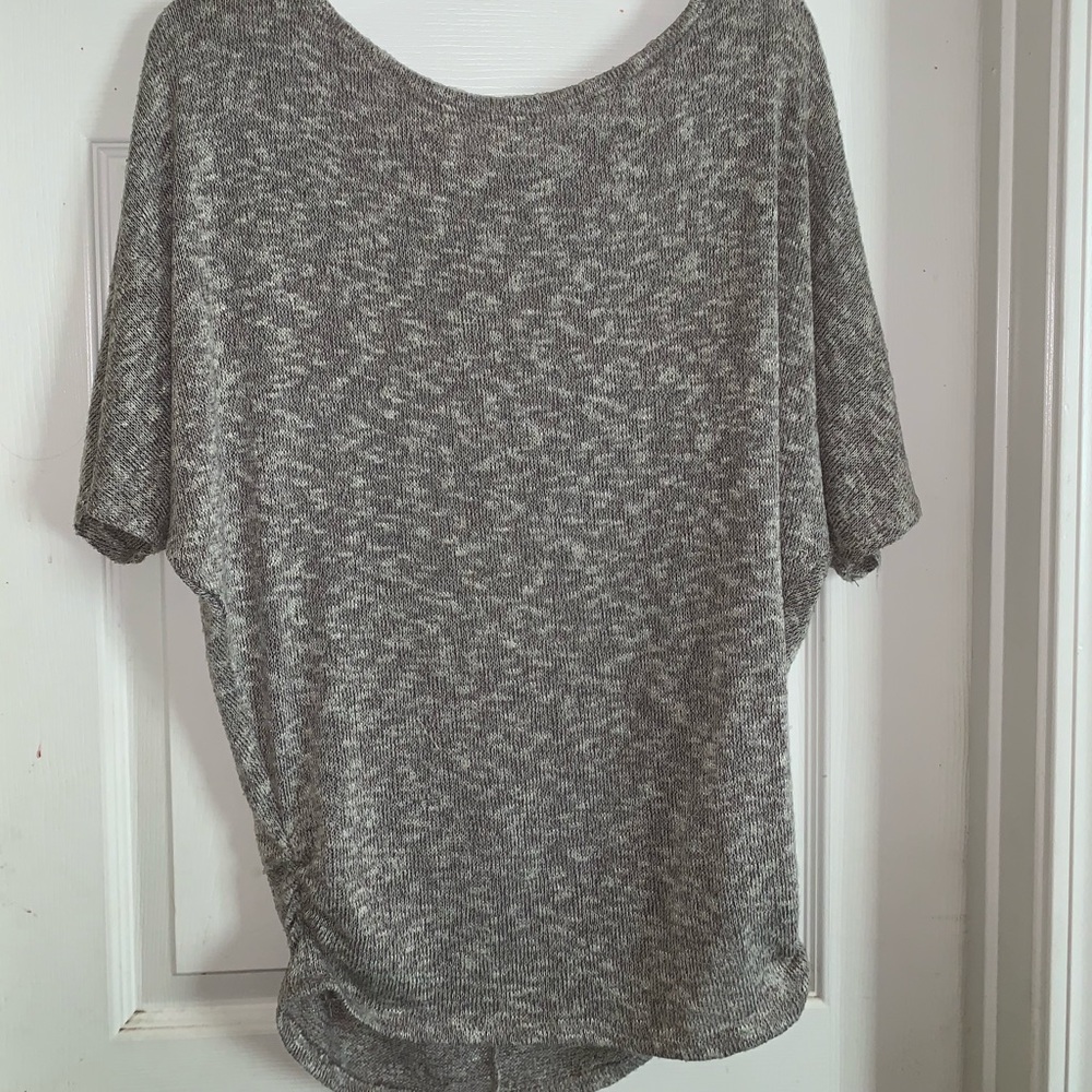 Sweater brown and beige.